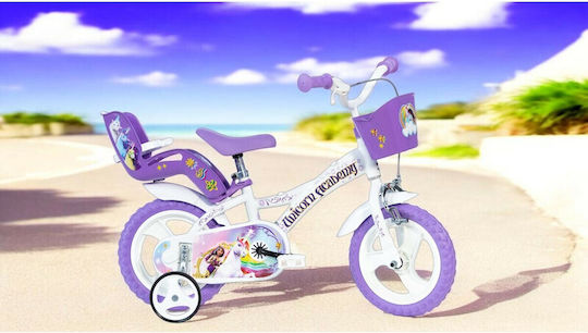 Dino Bikes Unicorn Academy 12" Bicicletă Copii BMX Multicoloră