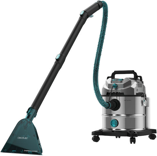 Cecotec Pro Conga CarpetClean 20000 Pro Ultra Aspirator Umed-Uscat 1600W cu Recipient din Inox 20lt Argintiu