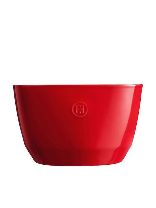 Emile Henry Bol Pentru Salate Ceramic Roșu 26x26x16cm
