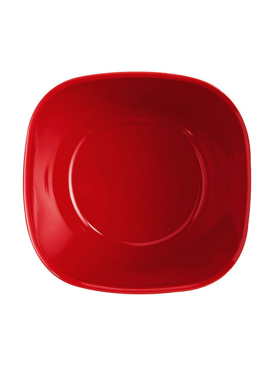 Emile Henry Bol Pentru Salate Ceramic Roșu 26x26x16cm