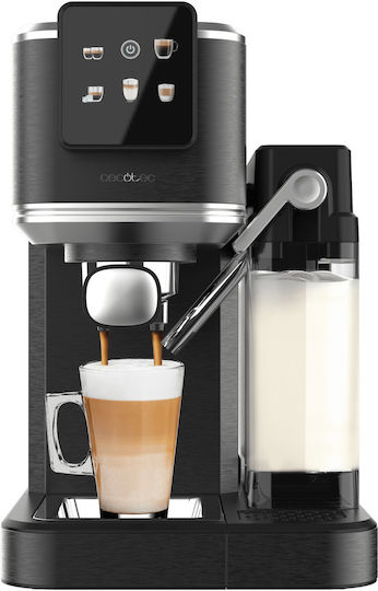 Cecotec Еспресо машина 1350W 20bar налягане за Cappuccino Черна 108987