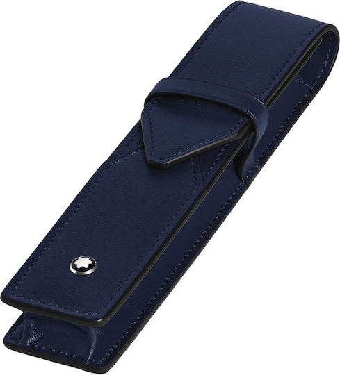 Montblanc Meisterstuck Кожен Калъф За Химикалка Син