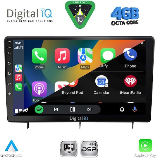 Digital IQ Car Audio System for Honda Civic 2022-2026 Bluetooth USB WiFi GPS Apple CarPlay Android Auto with 10" Touch Screen