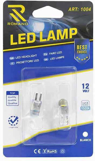Rchang Car Lamps & Motorcycles T10 LED White 12V 2pcs