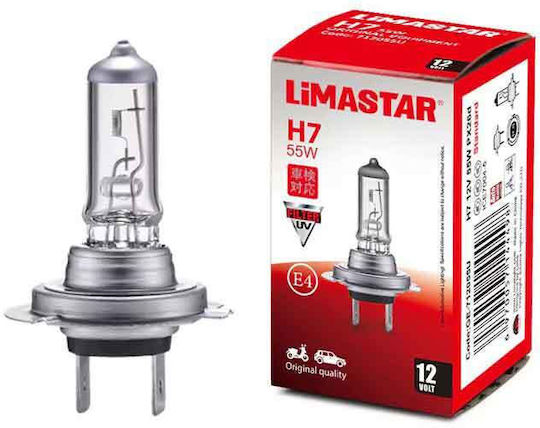 Limastar Limastar Autolampen H7 Halogen Gelbe 12V 55W