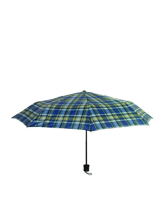 Compact Green Rain Umbrella