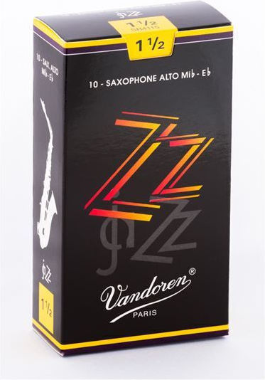Vandoren Zz Jazz Καλάμια Άλτο Саксофон Νο 1 1/2 1 бр Καλάμι για Саксофон