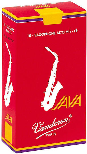 Vandoren Alto Sax JAVA Red Reeds Strength 2.5 Καλάμι για Σαξόφωνο