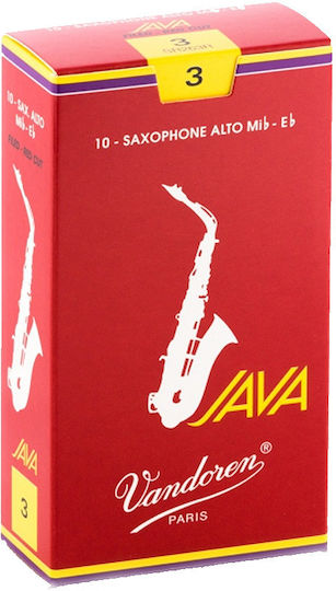 Vandoren Alto Sax JAVA Red Reeds Strength 3 Καλάμι 3τμχ