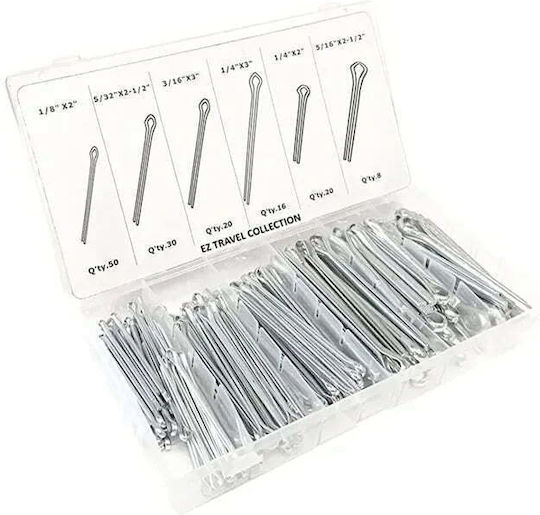 Multipurpose Pins 144 pcs Cotter Pin Assortment