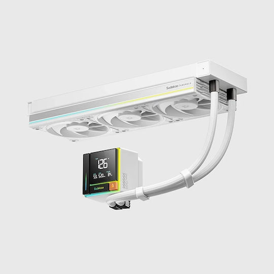 Sudokoo Energlo 360 Υδρόψυξη AIO CPU με 3 Ανεμιστήρες 120mm και ARGB Φωτισμό Λευκή