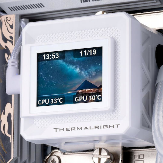 Thermalright Frozen Warframe SE 360 ARGB Sisteme De Răcire Cu Apă AIO CPU Cu 3 Ventilatoare 120mm Albe