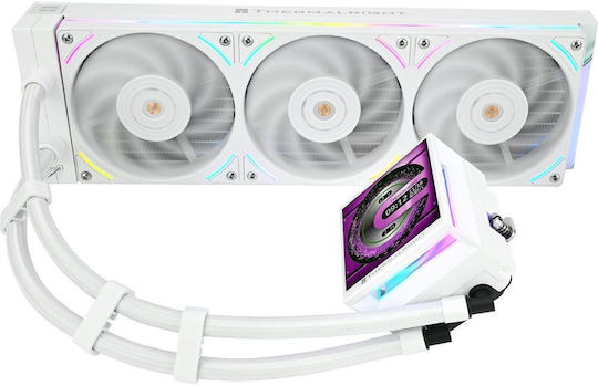 Thermalright Hyper Vision 360 UB ARGB Охлаждане AIO CPU с 3 Вентилатора 120mm Бяла