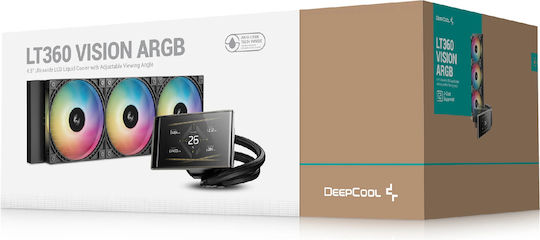 Deepcool LT360 Vision Υδρόψυξη AIO CPU με 3 Ανεμιστήρες 120mm και ARGB Φωτισμό