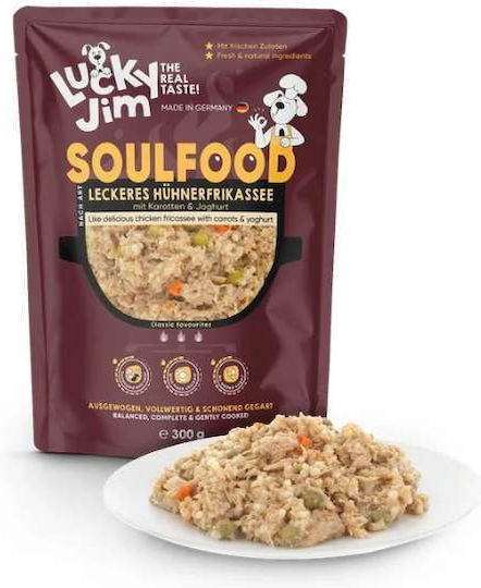 Lucky Jim Soulfood Hundeleckerei mit Huhn, Reis und Karotte 300gr
