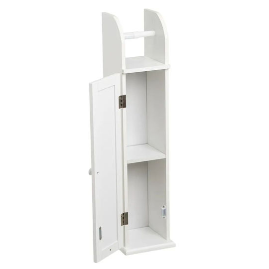 HowHomely Bathroom Cabinet 18x20x79cm White