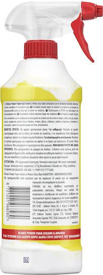 Klinex Power-Schaum Badezimmer-Reinigungsschaum Citrus 435ml