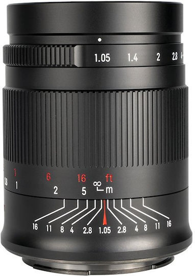 7artisans Voller Rahmen Kameraobjektiv Photoelectric 50mm f/1.05 Festbrennweite für Canon R Mount Black