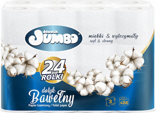 Private Label Tissue Hârtie igienică 24 role 3 foi 2 pachete