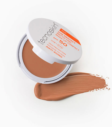 Tecnoskin Sun Protect Mineral Gesichts Sonnencreme SPF50 mit Gefärbt Mittel 10gr