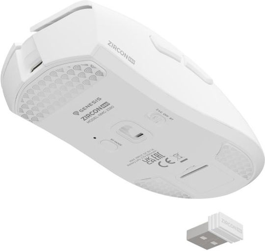 Genesis Zircon 880 Wireless Gaming Mouse 12000 DPI White