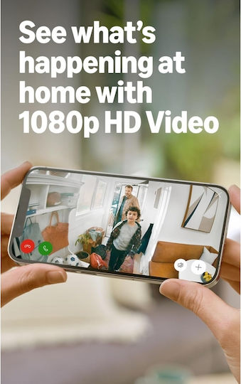 Ring IP Cameră de Supraveghere Wi-Fi Full HD 1080p cu Comunicare Bidirecțională