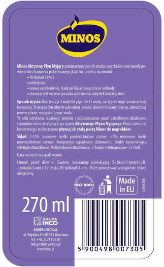 Minos Reinigungsfluid Grabsteine 270 Ml Pflege