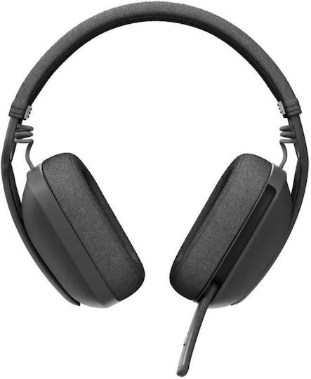 Logitech Zone Vibe MS NBT Graphite Wireless On Ear Multimedia Headset with Microphone in Gray Colour