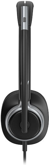 HP Poly Mission 615 On Ear Căști Multimedia cu Microfon și Conectivitate USB-A / USB-C