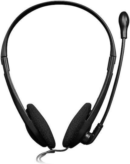 Canyon CNS-CHS01BO On Ear Multimedia Headphone with Microphone 3.5mm Jack Orange