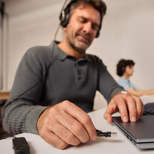 HP Mission 825 On Ear Căști multimedia cu microfon și conexiune USB-C