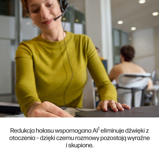 HP Poly Mission 415 Monaural On Ear Multimedia Căști cu microfon și conexiune USB-A / USB-C