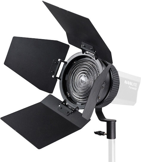 Nanlite Fl-11 Fresnel Lens + Barndoors Forza 60 60b