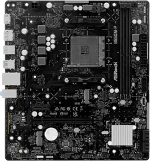 ASRock B550M-P Motherboard Micro ATX with AMD AM4 Socket 90-MXBV10-A0UAYZ