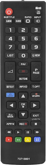 Hq Lxp1502 LG TV Universal-Fernbedienung Schwarz
