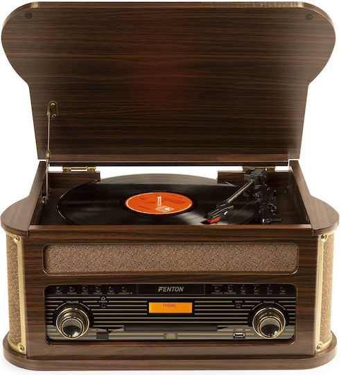 Fenton Memphis 102.187 Грамофон с Вградени говорители Кафяв