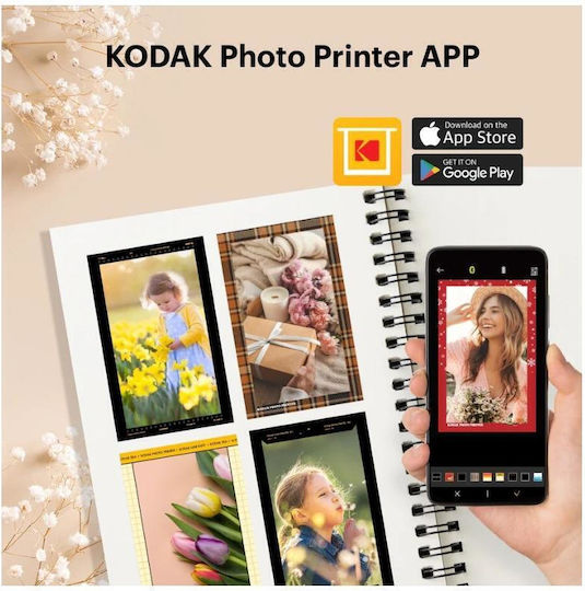 Kodak Mini Shot 2 Instant Cameră Foto + 8 Foi Retro