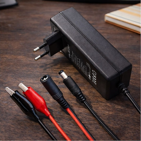 Qoltec Batterieladegerät 12V 2A 24W