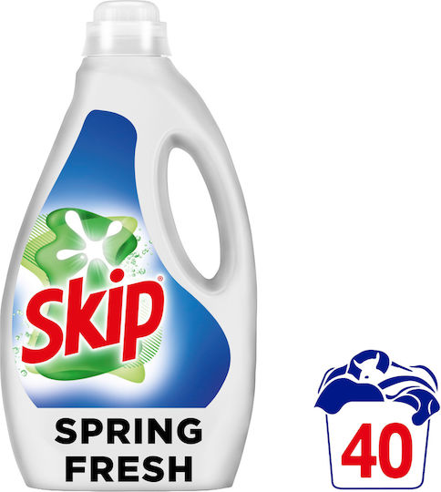Skip Spring Fresh Liquid Laundry Detergent for Colored Clothes 40 Washes