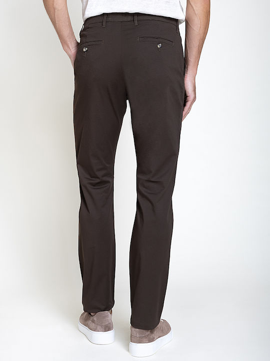 Trousers in Slim Fit Brown P2176/Brown