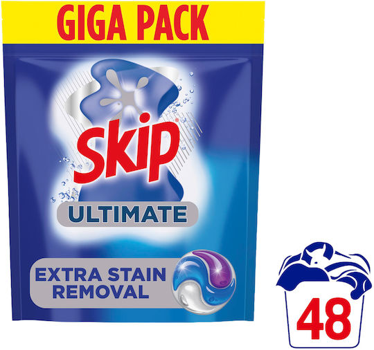Skip Active Clean Laundry Detergent (48 Capsules)