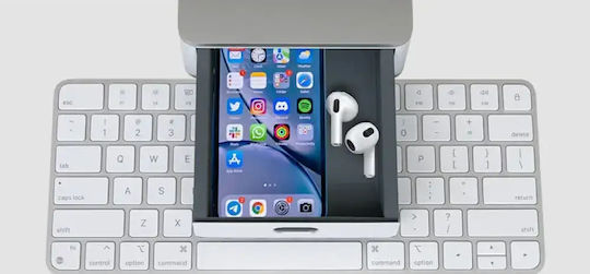 Rain Design mBase Основа За Офис Кутия За Компютър Бяла 10046