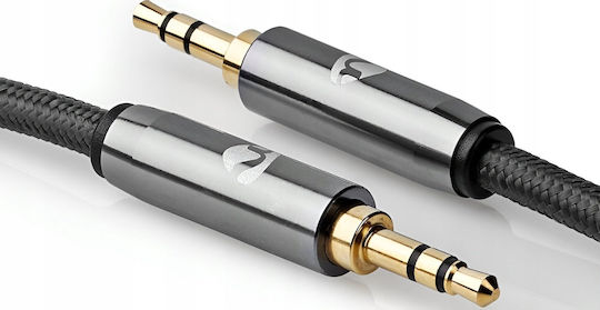 Nedis Profigold Stereo Audio Cable 3.5mm Jack Plug 3.5mm Jack Plug Cotton Gray Box 2m