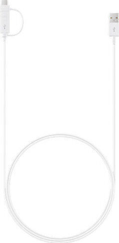 Samsung Regular USB to micro USB / Type-C Cable 3A White 1.5m EP-DG930DWE