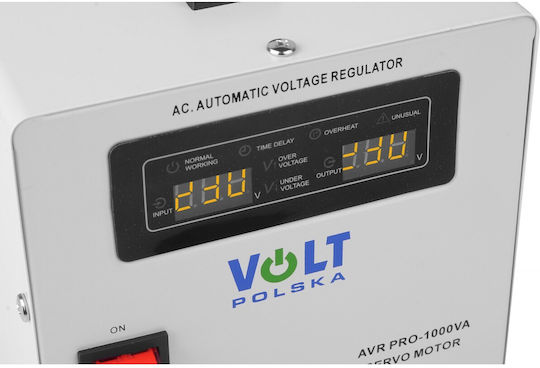 Volt Polska AVR-PRO-1000VA Compact Voltage Regulator Servo 1000VA