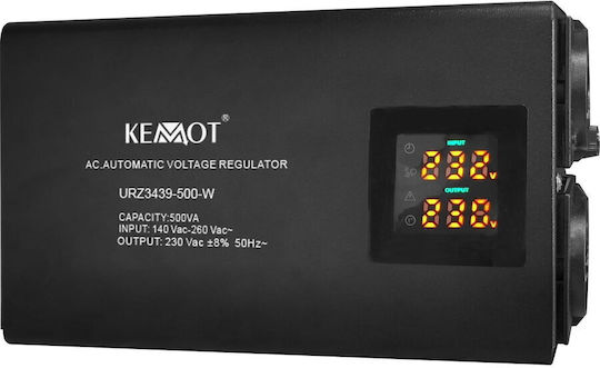 Kemot Ser-500-w Automatic Voltage Stabilizer 8% Precision