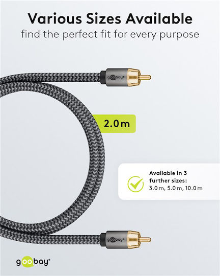 Goobay Kabel RCA-Stecker - RCA-Stecker 5m 65298