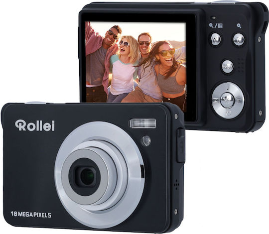 Rollei Compactline 880 Kompaktkamera 18MP Optischer Zoom 8x Schwarz