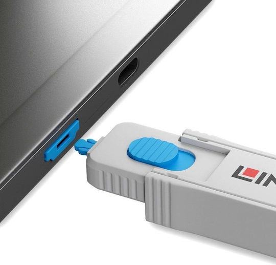 Lindy Port Blocker Hdmi 1 Key + 4 X Blocks Blue