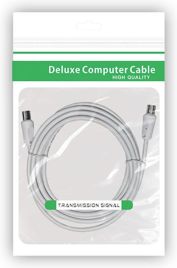 DM Pro Cablul Antenă Coaxial Masculin - Coaxial Feminin Negru 1.5m DM-RF-1.5B 1 Bucată